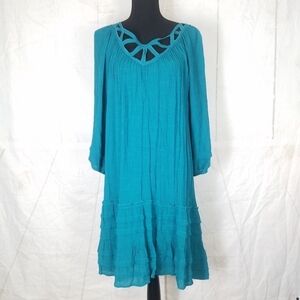 Casual Express turquoise dress